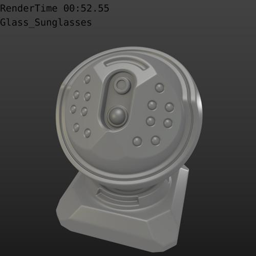 Levitating sphere for rendering preview image